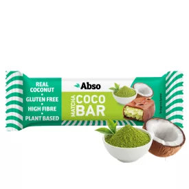 Abso Coco Bar 35g - Matcha - Kókusz ízű keto szelet