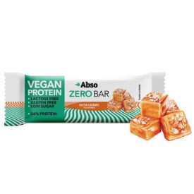AbsoBAR ZERO 40g - Sós Karamell - vegán fehérjeszelet