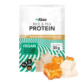   Abso protein 30g - Fehércsokoládé-karamell vegán fehérjepor
