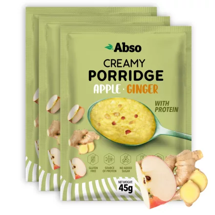 Abso Porridge Kínáló (20x45g) - Alma - Gyömbér krémes kása